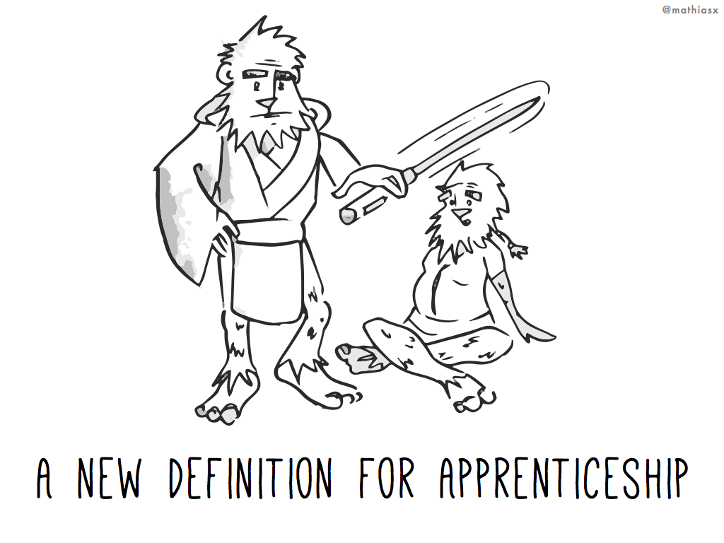 A new definition for apprenticeship slide